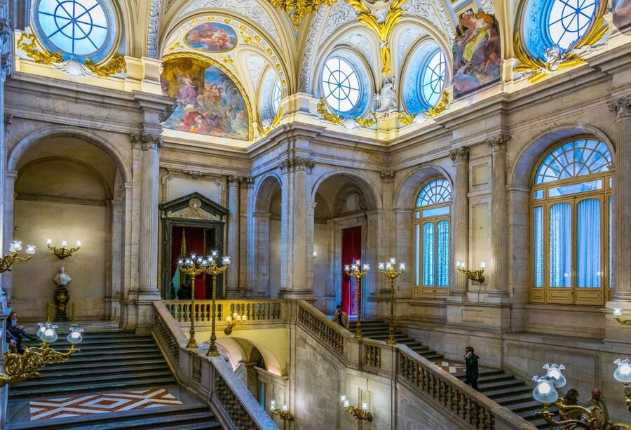 Madrid: Small-Group Royal Palace Guided Tour (Up to 8) - Inside the entrance hall: where the palace sets the rules