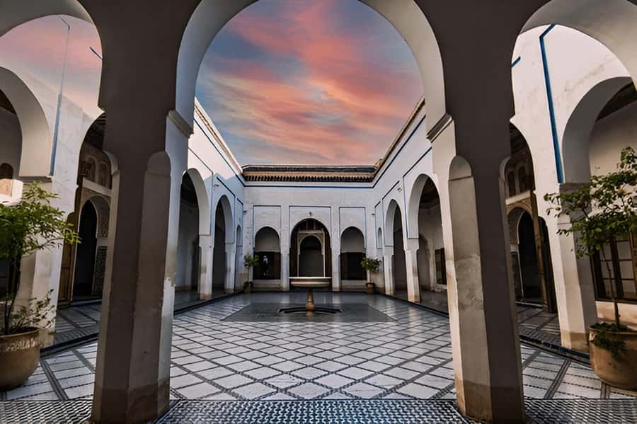 Marrakech: Bahia Palace, Ben Youssef Medersa, & Souks Tour - Bahia Palace: the palace courtyards you’ll remember
