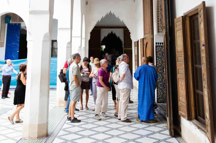 Marrakech: Bahia Palace Guided Tour – Skip-the-Line Access - Inside Bahia Palace: courtyards, zellige, and cedar ceilings