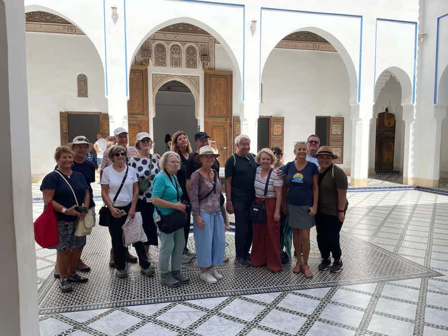 Marrakech: Bahia Palace Guided Tour with Skip-the-Line Entry - Andalusian-Moorish architecture: Tiles, ceilings, mosaics, and garden layout