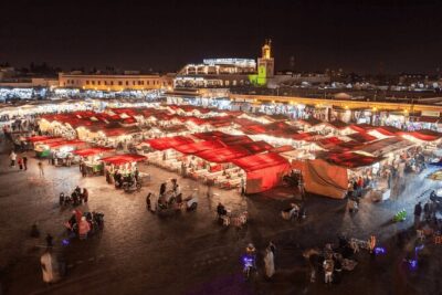 Marrakech: Bahia Palace, Madrasa Ben Youssef and Medina Tour - Starting at Café de France in Djemaa el-Fna: where the tour actually begins