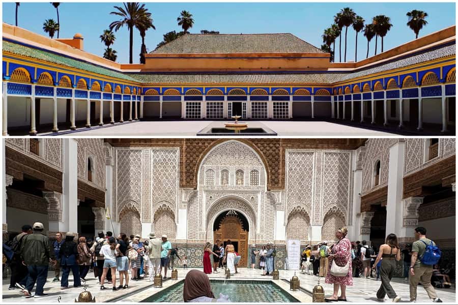 Marrakech: Bahia Palace, Madrasa Ben Youssef & Secret Garden - Koutoubia Mosque photo stop: 800 years in one look