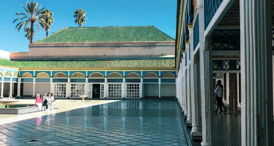 Marrakech: Bahia Palace, Madrasa Bn Yousef, Souk Medina Tour - Koutoubia Mosque photo stop: the landmark that frames the day