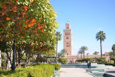 Marrakech: Bahia Palace, Saadian Tombs, Souk and Medina Tour - Koutoubia Mosque: the best exterior photo stop, timed right