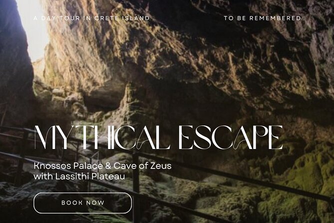 Mythical Escape: Zeus Cave & Knossos Palace with Lassithi Plateau from Heraklion - Zeus Cave (Dikteon Cave / Psychro Cave): the myth is real, the stairs are real too