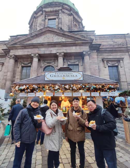 Nuremberg: Castle and Old Town Tour - incl. Tickets and red beer tasting - Hauptmarkt and the Heilig-Geist-Spital: Squares Where Stories Accumulate