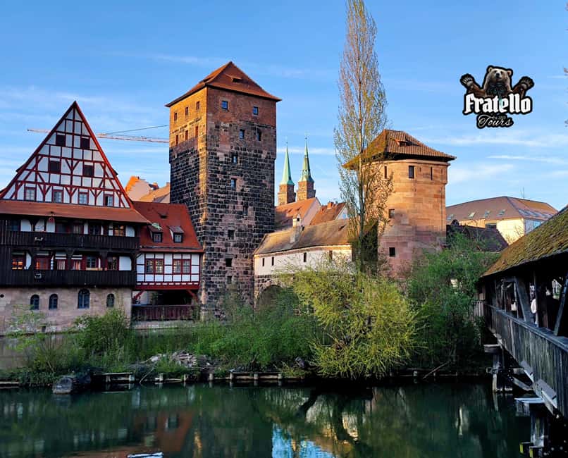 Nuremberg: Castle and Old Town Tour - incl. Tickets and red beer tasting - Pegnitz Bridges: Karlsbrücke, Hangman’s Bridge, and Kettensteg