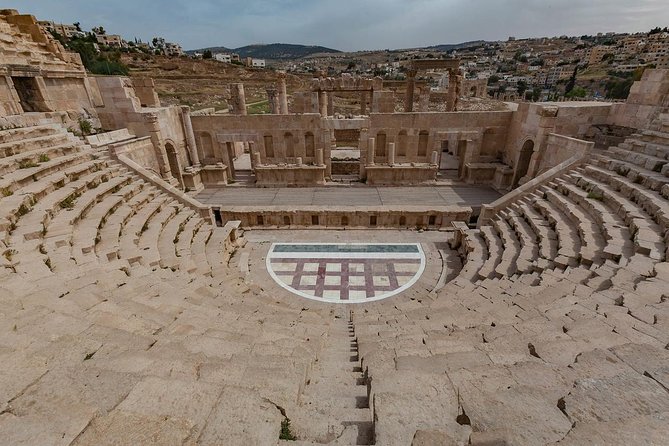 One Day Trip to Jerash & Ajloun Castle - Temple of Artemis viewpoints and the Nymphaeum fountain details