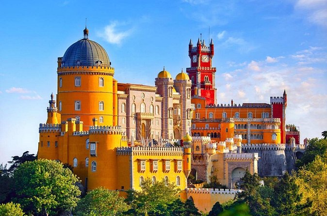 Pena Palace, Sintra, Roca Cape & Cascais on comfortable van - Sintra town and Quinta da Regaleira’s “fairy tale” feeling
