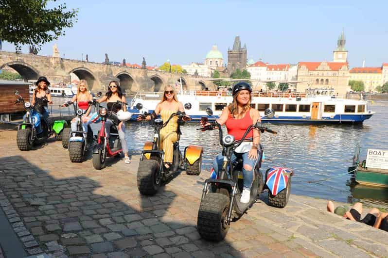Prague: Castle Viewpoints & Charles Bridge Trike Tour - John Lennon Wall to Charles Bridge: the photo-and-story setup