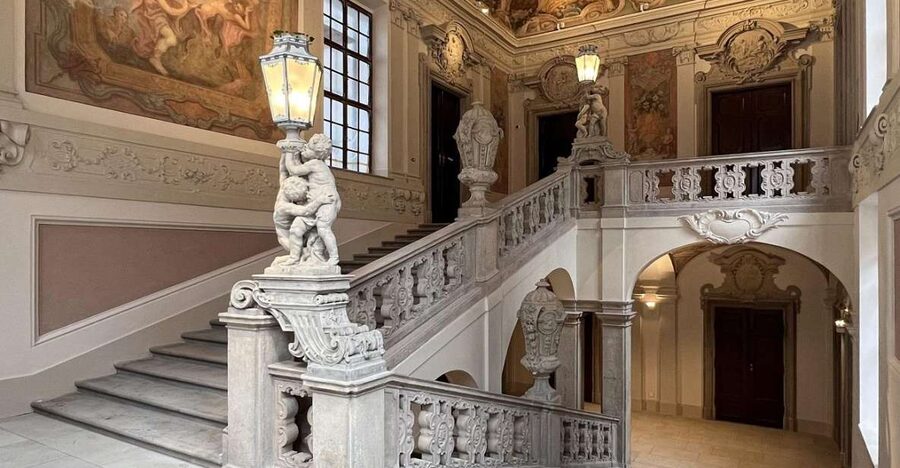 Prague: Clam-Gallas Palace Entry Ticket with Audio Guide - The Audio Guide Setup: Smartphone Download vs On-Site Kit