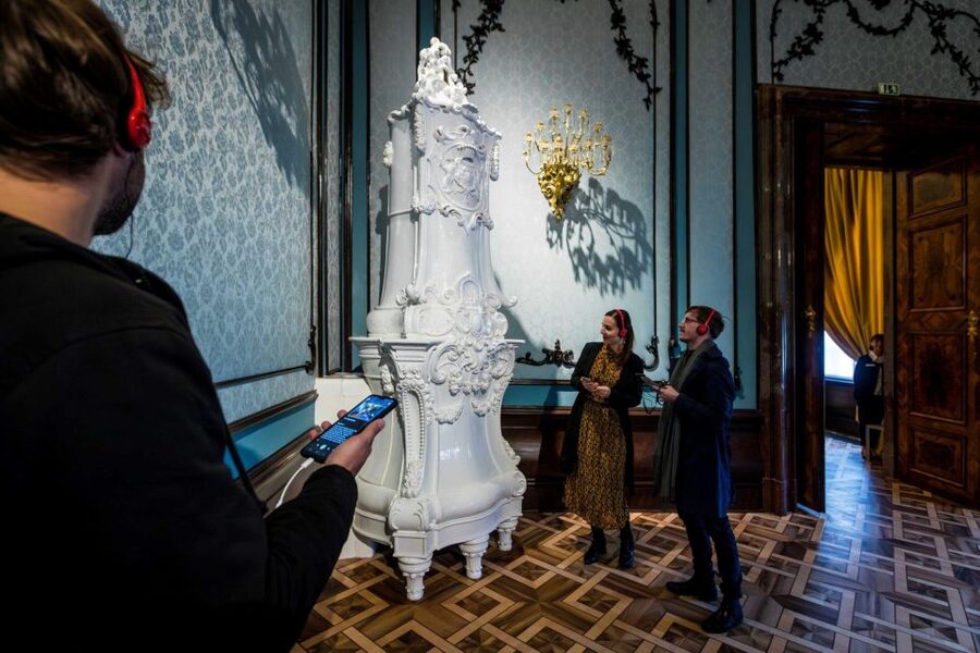 Prague: Clam-Gallas Palace Entry Ticket with Audio Guide - Marble Hall and the Chinese Lounge: Baroque With a Visual Trick