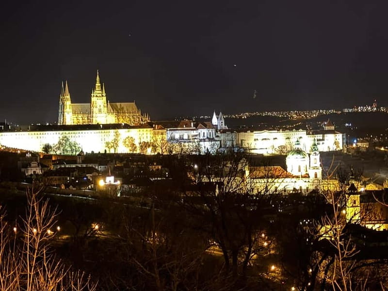 Prague: Night Walk through Prague Castle with City Views - How the 90 minutes fit together from Malostranská