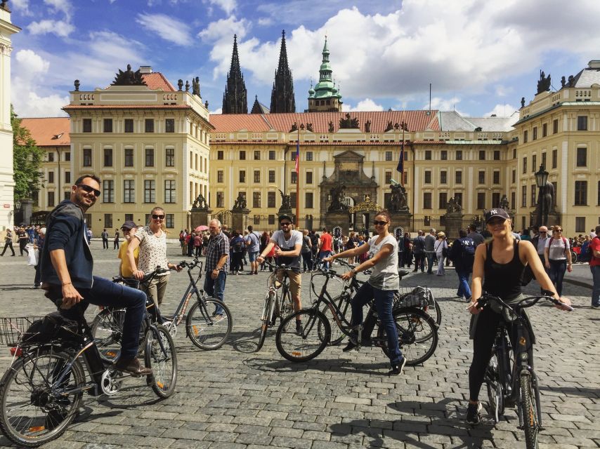 Prague: Stunning Viewpoints, Castle, City & Park Bike Tour - Getting Royal Gardens Vibes Before Prague Castle