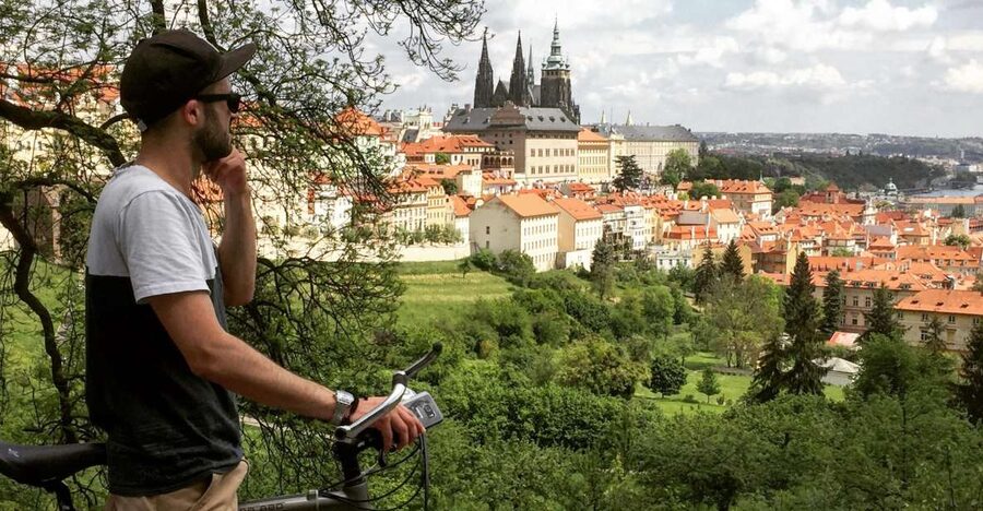 Prague: Stunning Viewpoints, Castle, City & Park E-Bike Tour - The Prague Giant Metronome: Stalin’s shadow, then the present