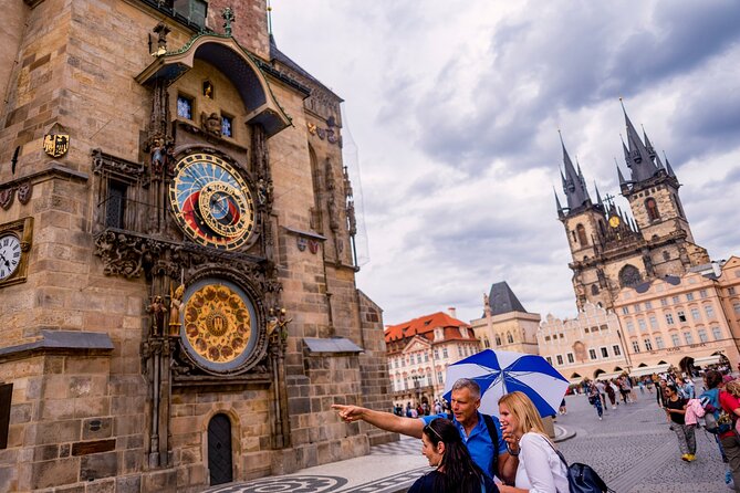 Prague Walking Tour of Old Town, Charles Bridge and Prague Castle - Entering Prague’s Big Three: Old Town Hall, Charles Bridge, and the Castle Views