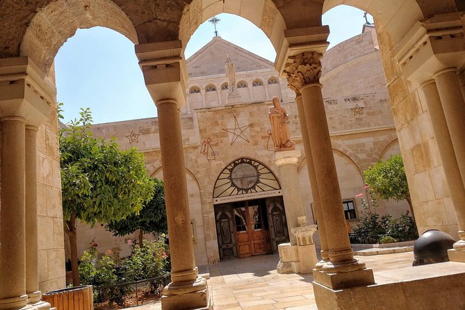 Private Day Tour: Jericho, Mount of Temptation, Hisham's Palace and Bethlehem - Banksy graffiti in Bethlehem: modern street art beside ancient faith