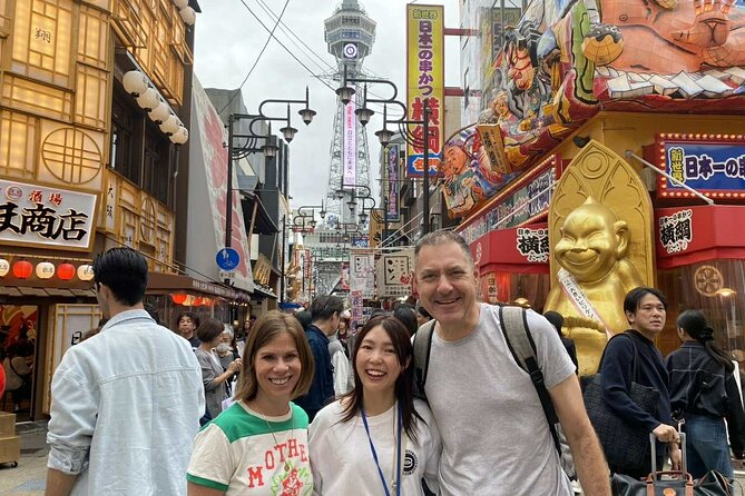 [Same Day OK] Osaka 4 hour, Castle, Market, Walking tour - Dotonbori: Souvenir Shops, Giant Signs, and Photo Time