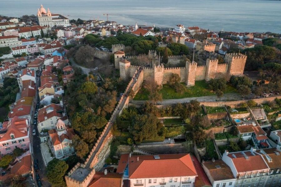São Jorge Castle Skip-the-line Entry Ticket - At the gates: map, intro, and self-guided wandering