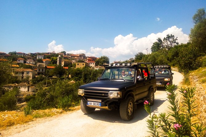 Saranda Jeep Safari 4x4 a Castle, Secret Beach and Blue Eye - Borsh Beach drive: olive oil country with sea views