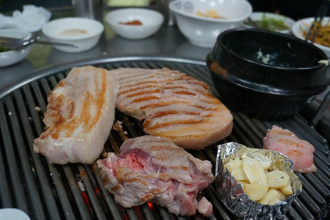 Seoul Night "Private Tour"(Korean BBQ, N-Tower, Seoul Fortress, Local Market) - Kwangjang Market at Night: First Permanent Market Energy