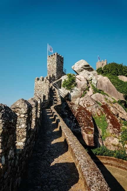 Sintra Dream Tour–Pena Palace,Sintra, Cabo da Roca & Cascais - Pena Palace gardens and palace interiors: Romantic fantasy on real time