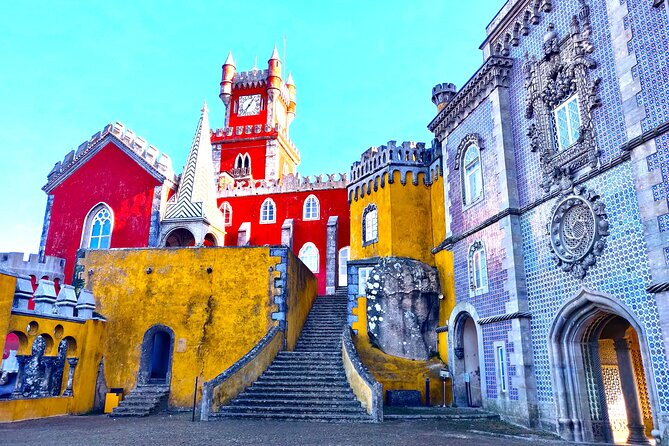 Sintra Half Day with Pena Palace and Regaleira from Lisbon - Pena Palace terraces: Romantic architecture and serious views
