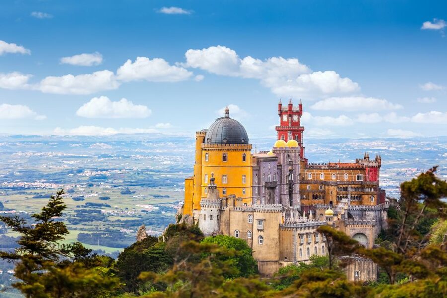 Sintra: Pena Palace and Park Entrance Ticket - Pena Park grounds: romantic gardens, winding paths, and 500+ trees