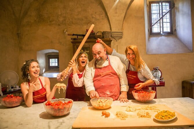 Small Group Pasta Making Class Wine Tasting in a Tuscan Castle - Key highlights you’ll feel right away