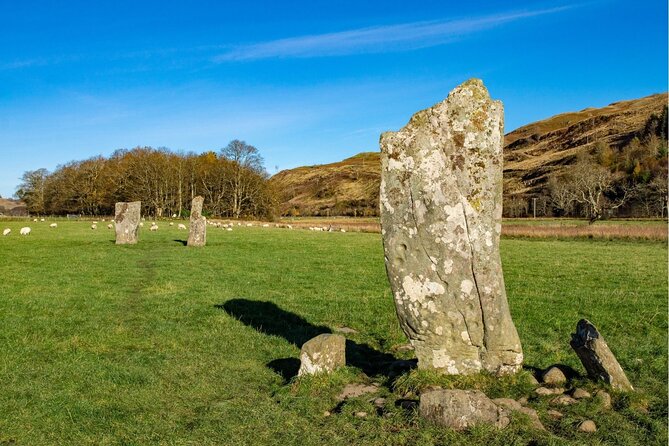 Standing Stones, Inveraray and Kilchurn Castle & Highlands Tour starting Balloch - Kilmartin Glen: Standing Stones and Burial Cairns, Up Close
