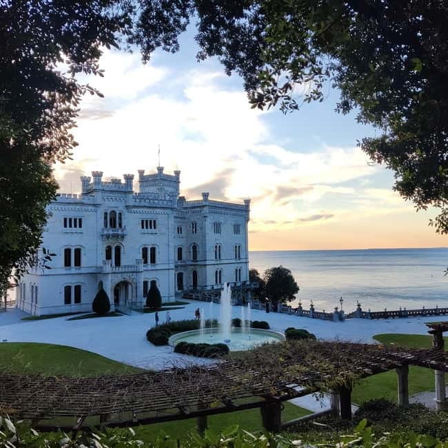 Trieste: Miramare Castle & Museum Entry Ticket & Audio App - Miramare Castle’s cliffside setting over the Gulf of Trieste