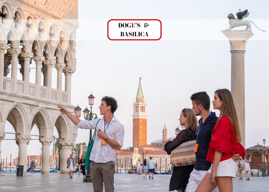 Venice: Doge’s Palace and Basilica Roman Empire Guided Tour - Inside St. Mark’s Basilica: Golden Mosaics With Imperial Meaning