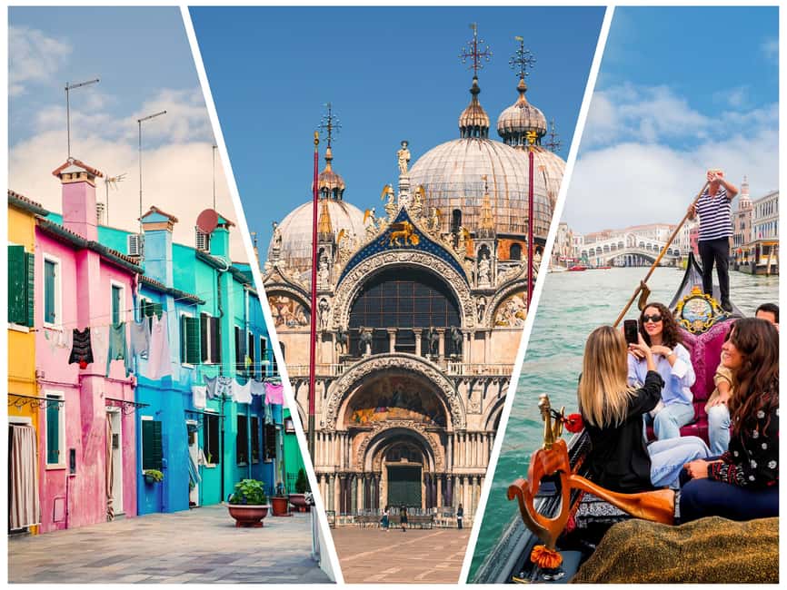 Venice: St Mark's, Doge's Palace, Murano & Burano Day Tour - Gondola on the Lagoon: 30 Minutes That Changes How Venice Looks
