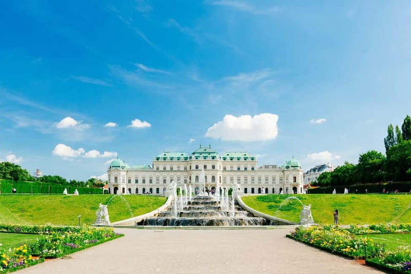 Vienna: Belvedere Palace & Garden Skip-the-Line Guided Tour - Inside Belvedere Palace: marble, frescoes, and a 1955 moment