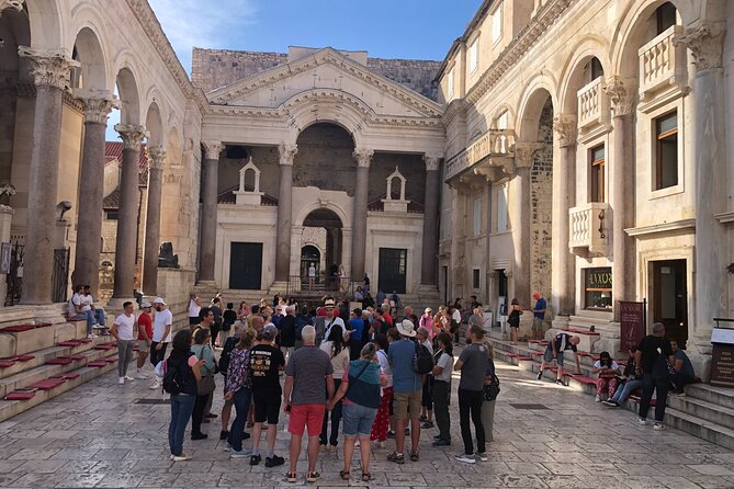 Walking Tour of Split and Diocletian's Palace - Riva Harbor: The Bronze Model That Turns the Scale into Reality