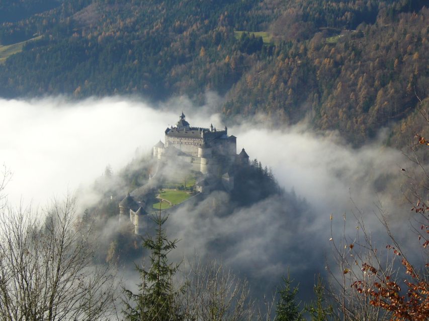 Werfen: Hohenwerfen Castle Entrance Ticket - Getting to the castle: funicular vs. the woodland footpath